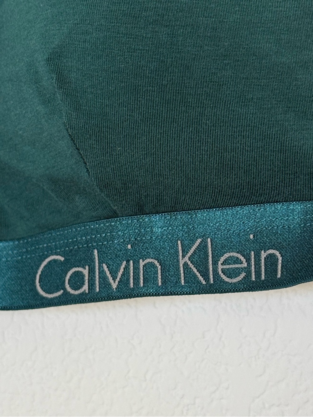 Calvin Klein Teal Lightly Lined Bralette